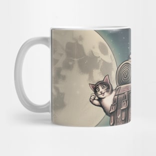 Roaming Riders: Motorbiker Cat Dad Adventure Mug